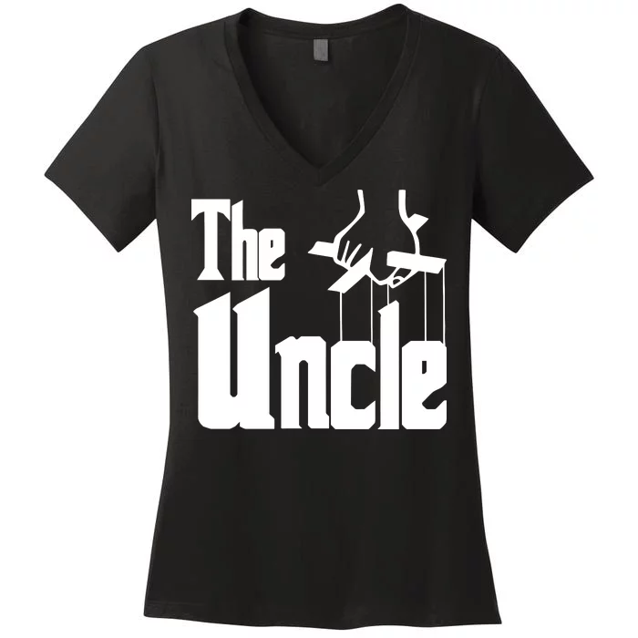 The Uncle Logo Women's V-Neck T-Shirt