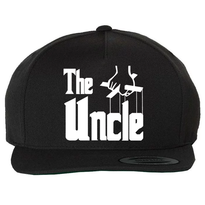 The Uncle Logo Wool Snapback Cap