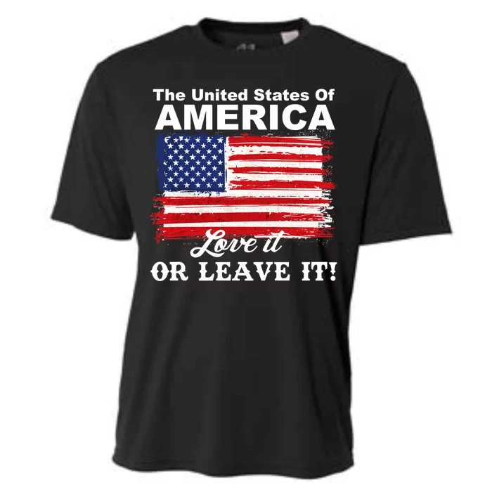 The United States Of America Love It Or Leave It! Cooling Performance Crew T-Shirt