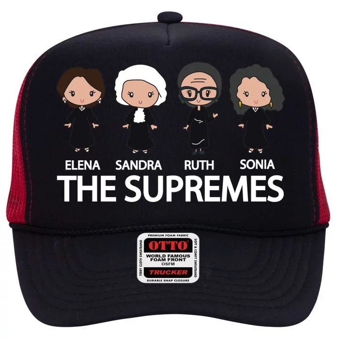 The US Supreme Court RBG High Crown Mesh Trucker Hat