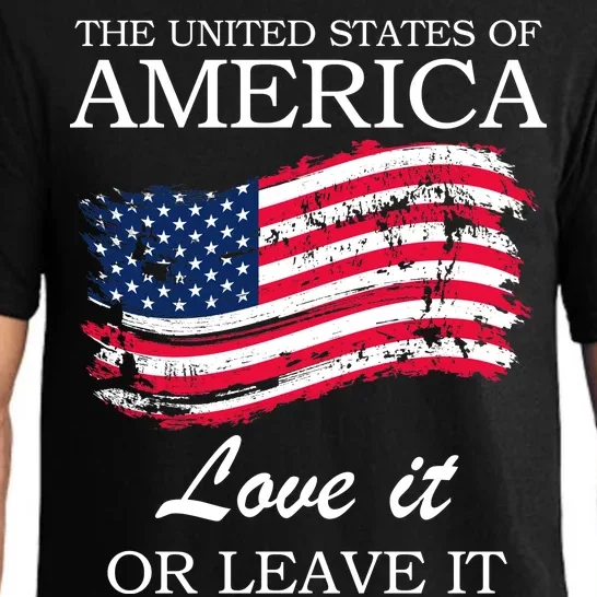 The USA Love It Or Leave It Pajama Set