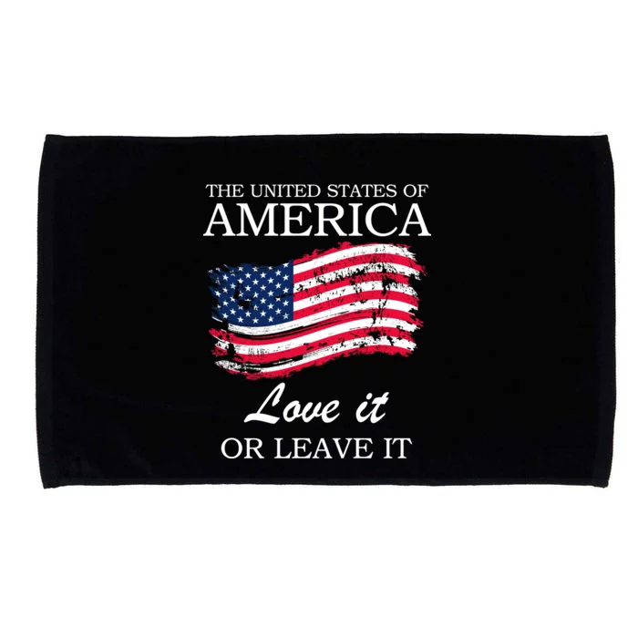 The USA Love It Or Leave It Microfiber Hand Towel