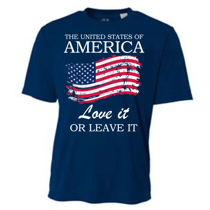 The USA Love It Or Leave It Cooling Performance Crew T-Shirt