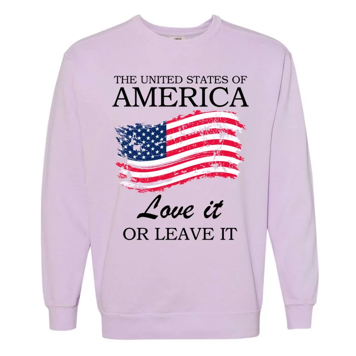 The USA Love It Or Leave It Garment-Dyed Sweatshirt