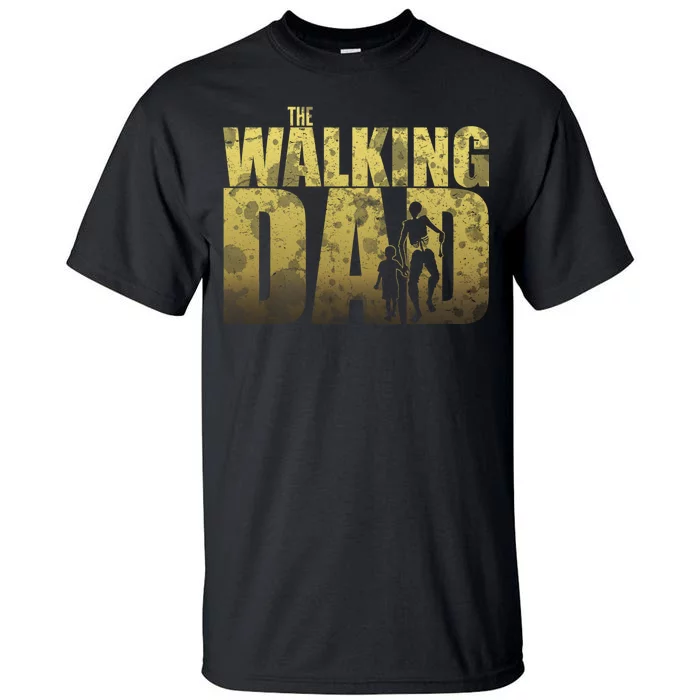 The Walking Dad Gold Logo Tall T-Shirt