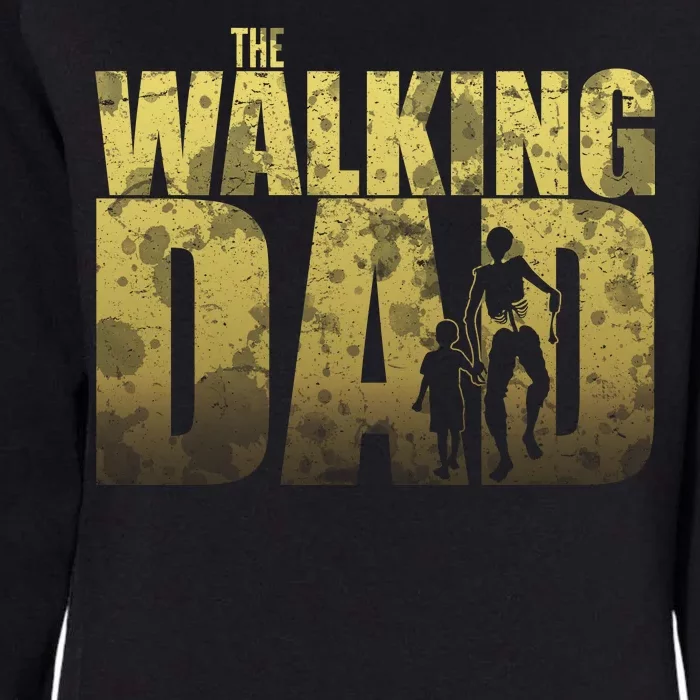 The Walking Dad Gold Logo Womens California Wash Sweatshirt