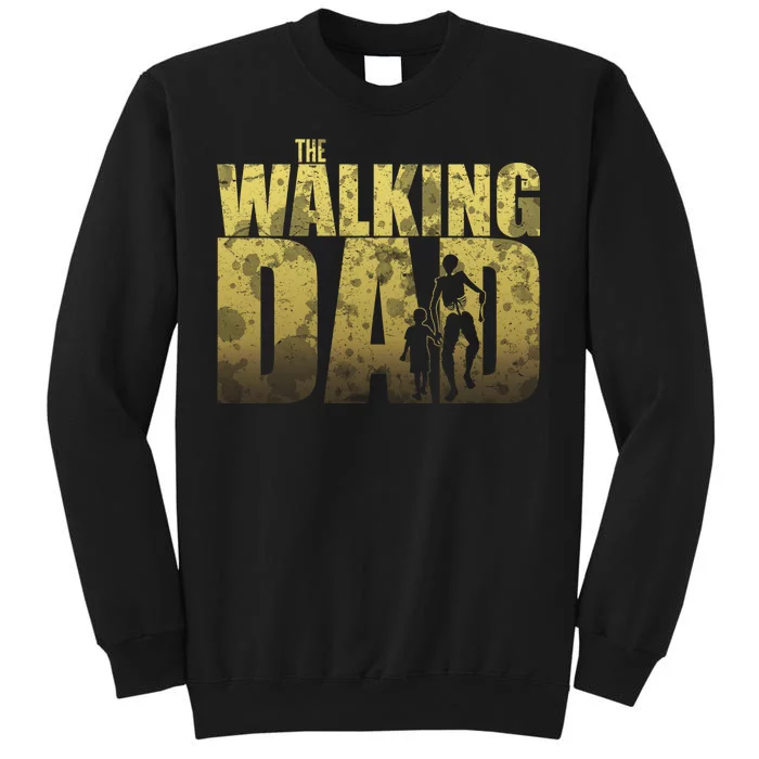 The Walking Dad Gold Logo Tall Sweatshirt