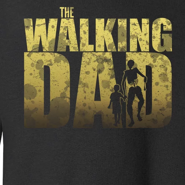 The Walking Dad Gold Logo Toddler Sweatshirt