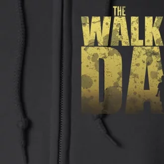 The Walking Dad Gold Logo Full Zip Hoodie