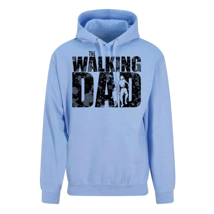 The Walking Dad Gold Logo Unisex Surf Hoodie