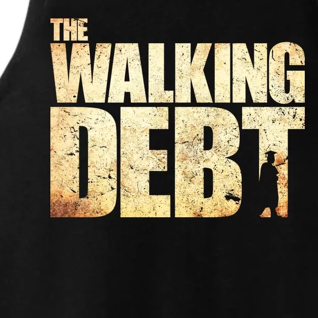 The Walking Debt Ladies Tri-Blend Wicking Tank