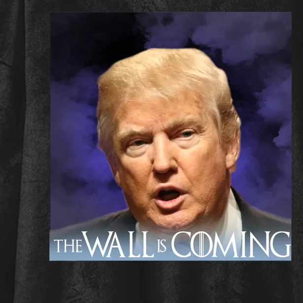 The Wall Is Coming Hooded Wearable Blanket