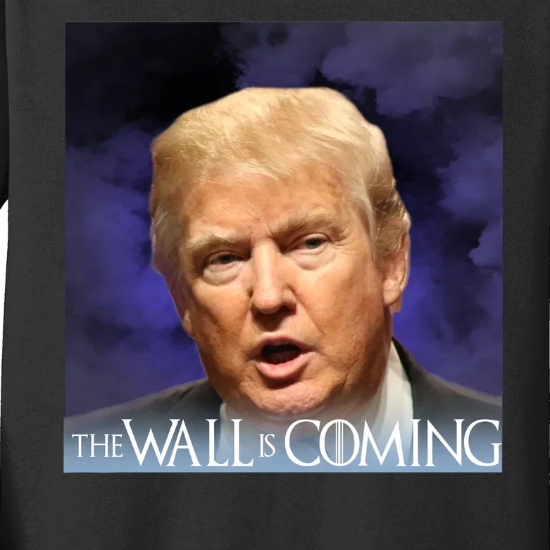 The Wall Is Coming Kids Long Sleeve Shirt