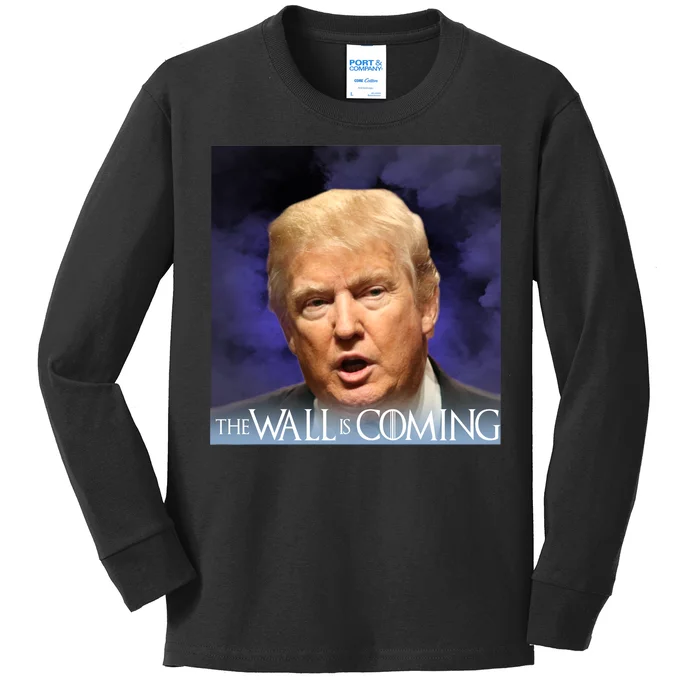 The Wall Is Coming Kids Long Sleeve Shirt