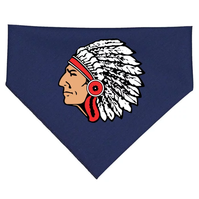 The Warrior Chiefs Native American Indian USA-Made Doggie Bandana