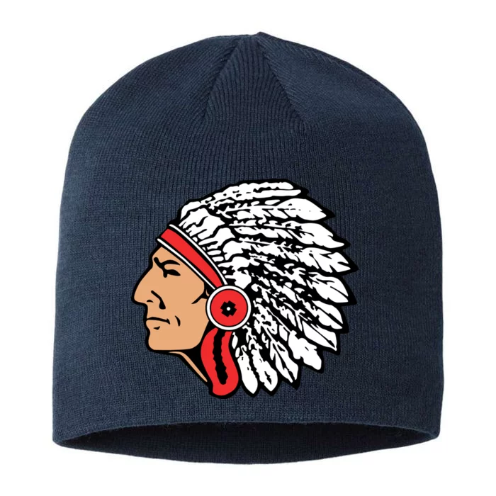 The Warrior Chiefs Native American Indian 8 1/2in Sustainable Knit Beanie