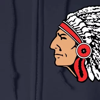 The Warrior Chiefs Native American Indian Full Zip Hoodie