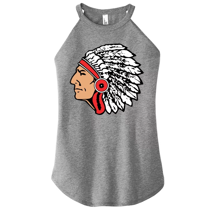 The Warrior Chiefs Native American Indian Women’s Perfect Tri Rocker Tank