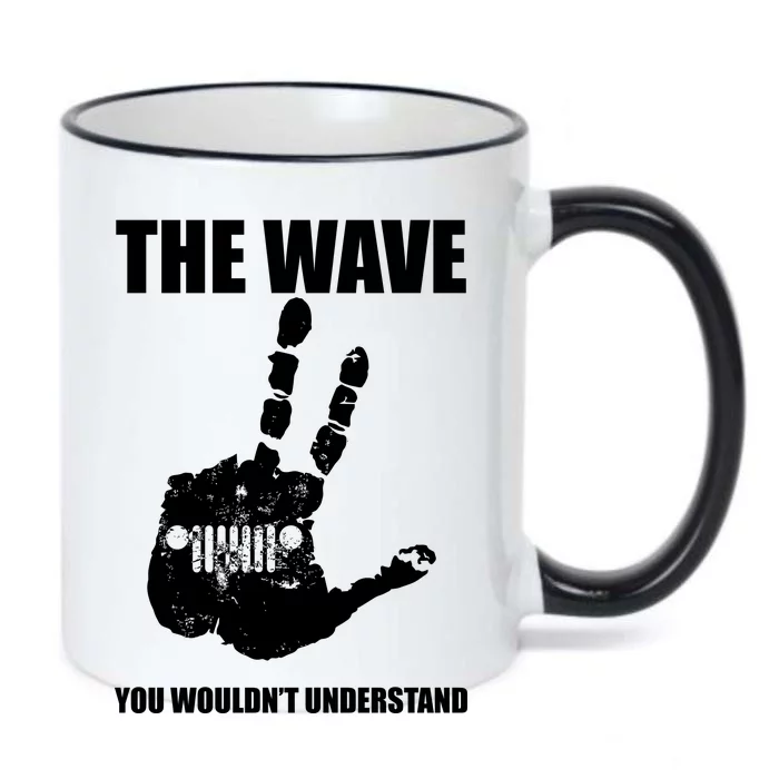 The Wave You Wouldn't Understand Black Color Changing Mug