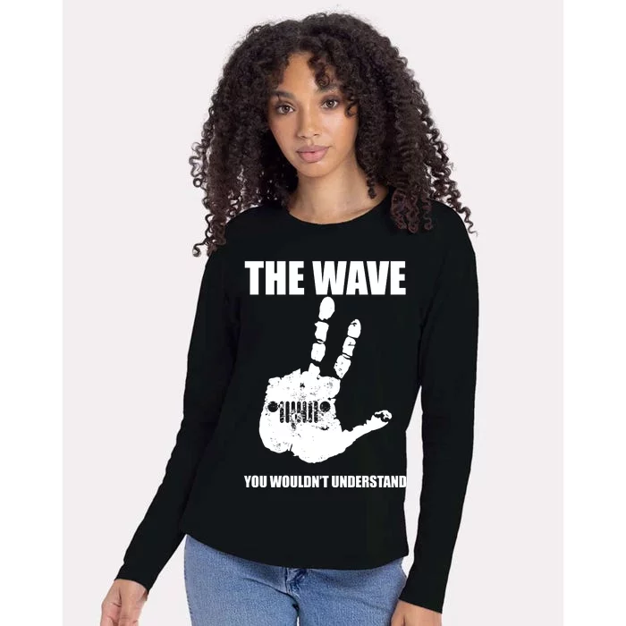 The Wave You Wouldn't Understand Womens Cotton Relaxed Long Sleeve T-Shirt