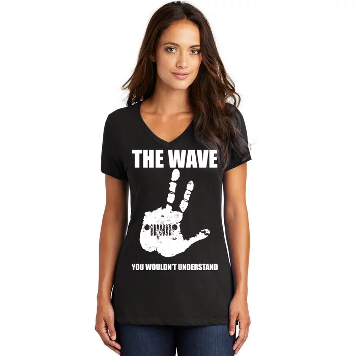 The Wave You Wouldn't Understand Women's V-Neck T-Shirt