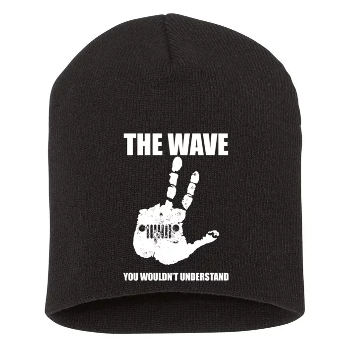 The Wave You Wouldn't Understand Short Acrylic Beanie