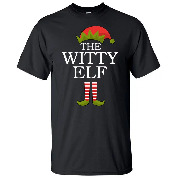 The Witty Elf Matching Christmas Tall T-Shirt