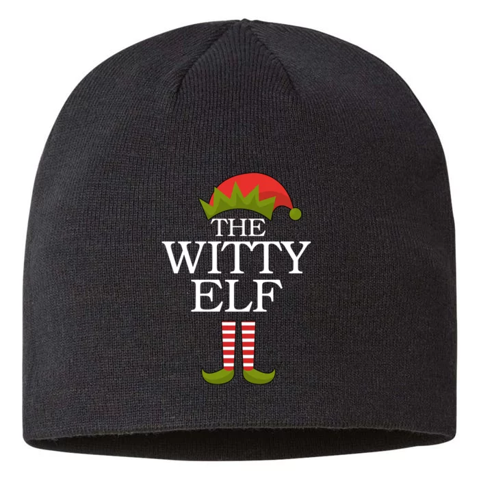 The Witty Elf Matching Christmas 8 1/2in Sustainable Knit Beanie