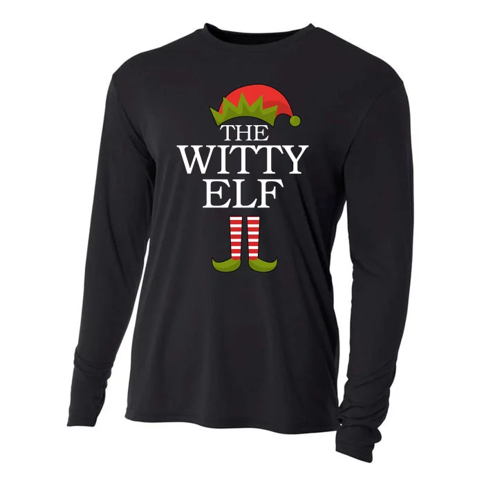 The Witty Elf Matching Christmas Cooling Performance Long Sleeve Crew