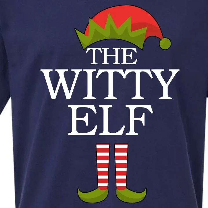 The Witty Elf Matching Christmas Sueded Cloud Jersey T-Shirt