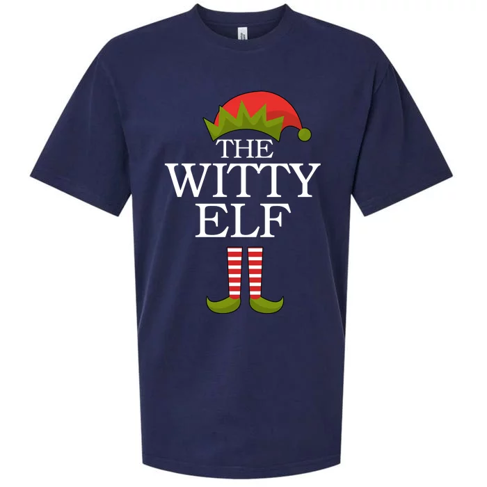 The Witty Elf Matching Christmas Sueded Cloud Jersey T-Shirt