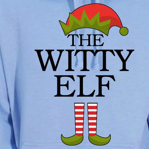 The Witty Elf Matching Christmas Unisex Surf Hoodie