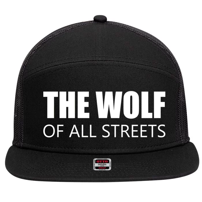 The Wolf of All Streets 7 Panel Mesh Trucker Snapback Hat