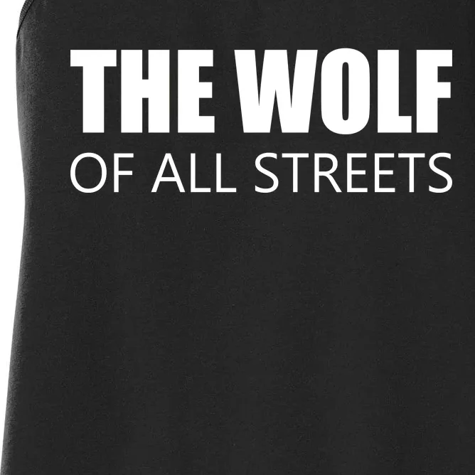 The Wolf of All Streets Women's Racerback Tank