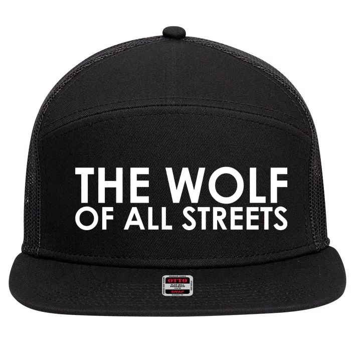 The Wolf of All Streets Classic Logo 7 Panel Mesh Trucker Snapback Hat