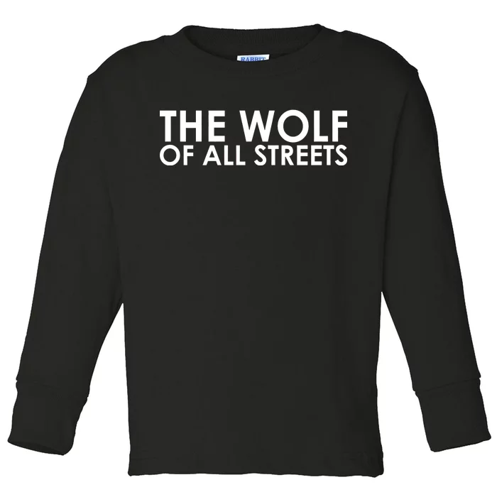 The Wolf of All Streets Classic Logo Toddler Long Sleeve Shirt