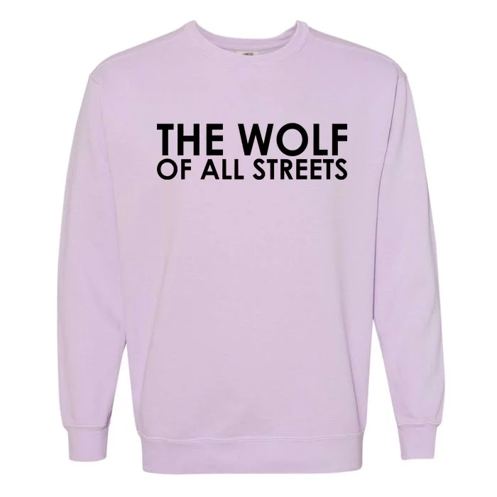 The Wolf of All Streets Classic Logo Garment-Dyed Sweatshirt