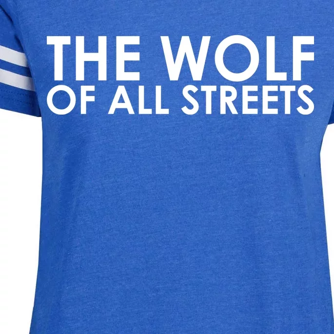 The Wolf of All Streets Classic Logo Enza Ladies Jersey Football T-Shirt