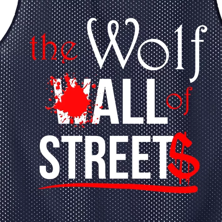 The Wolf of All Streets Wall Street Mesh Reversible Basketball Jersey Tank