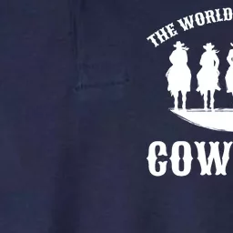 The World Needs More Cowboys Softstyle Adult Sport Polo