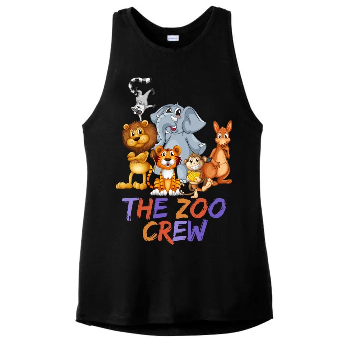 The Zoo Crew Ladies Tri-Blend Wicking Tank