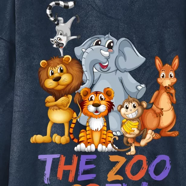 The Zoo Crew Hooded Wearable Blanket