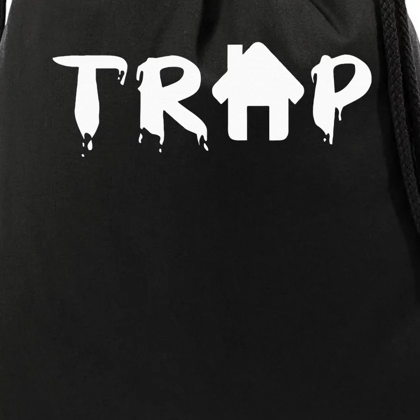 Trap House EDM Rave Festival Costume Outfit Dance Music Drawstring Bag