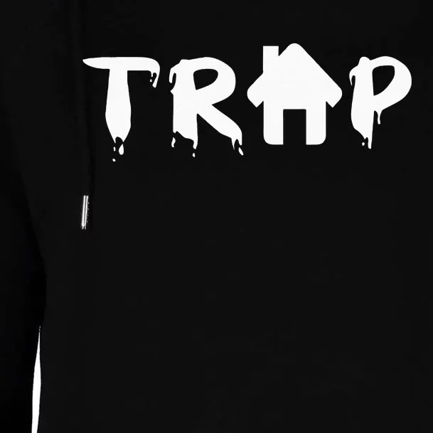 Trap House EDM Rave Festival Costume Outfit Dance Music Womens Funnel Neck Pullover Hood