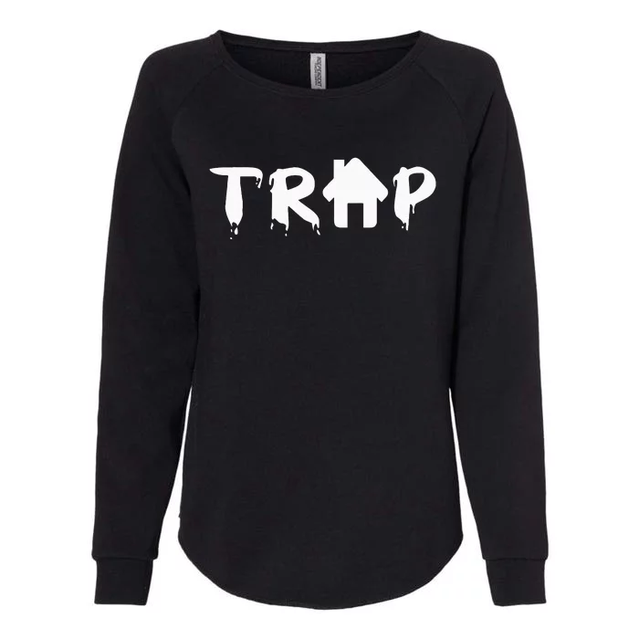 Trap House EDM Rave Festival Costume Outfit Dance Music Womens California Wash Sweatshirt