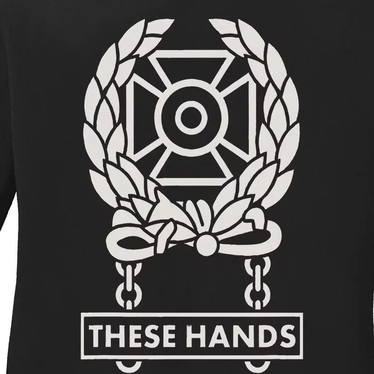 These Hands Expert Badge Ladies Long Sleeve Shirt