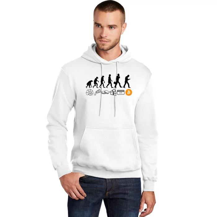 The Human Evolution Of Money Bitcoin Hoodie