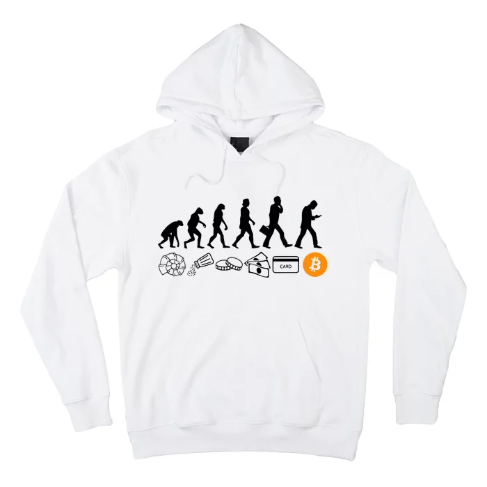 The Human Evolution Of Money Bitcoin Hoodie