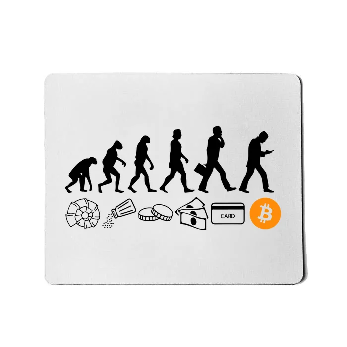 The Human Evolution Of Money Bitcoin Mousepad