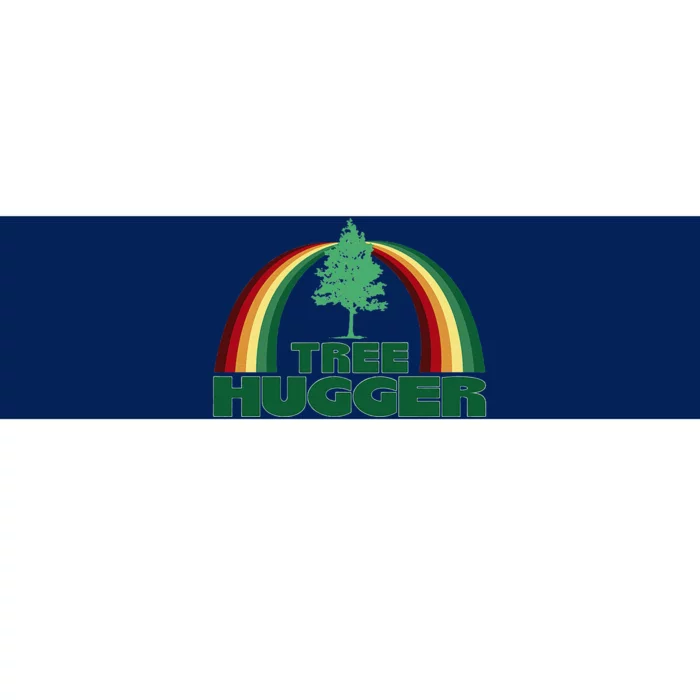 Tree Hugger Environmental Protection Earth Day Tree Bumper Sticker